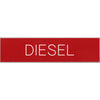 Diesel Label (100mm x 25mm / Self Adhesive)  728061 - ChasNewensMarine