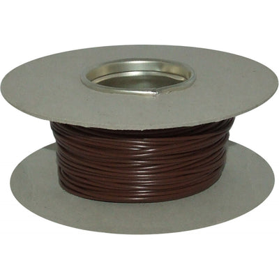 ASAP Electrical 1 Core 0.5mm² Brown Thin Wall Cable (50m)  734105-C