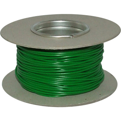 ASAP Electrical 1 Core 0.5mm² Light Green Thin Wall Cable (50m)  734105-F
