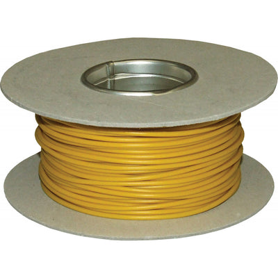 ASAP Electrical 1 Core 0.5mm² Yellow Thin Wall Cable (50m)  734105-M