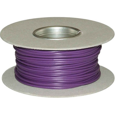 ASAP Electrical 1 Core 1.5mm² Purple Thin Wall Cable (100m)  734129-J