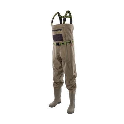 Snowbee 210D Nylon Wadermaster Chest Waders - Cleated Sole - 6