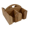 Eude Portable Teak Mug/Cup Holder With Handle