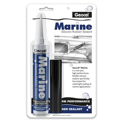 Geocel Marine Silicone Carded 78 g - Clear