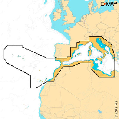 C-Map Reveal X West Mediterranean