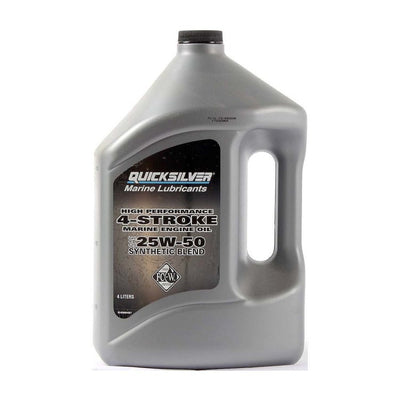 Quicksilver Synthetic Blend oil 25W50 - 4 Ltr