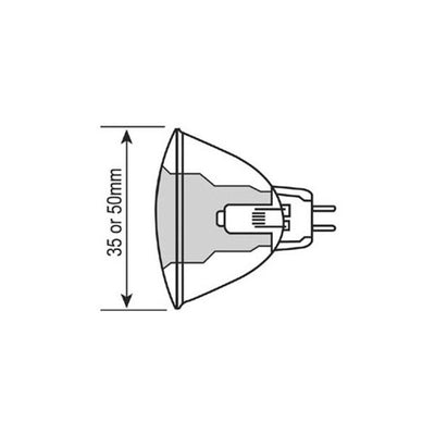 Ring Bulb 12V 20W MR16 Dichroic 35mm Diameter (Each)