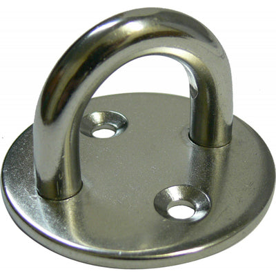 4Dek Stainless Steel Eye Plate (50mm Diameter Base / 2 Bolts)  813635