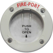 Osculati White Fire Port for Fire Extinguishers (45mm Cutout, 68mm OD)  831900