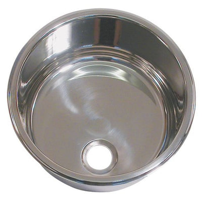 Osculati Stainless Steel Round Sink 300mm ID x 180mm Deep