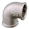 90° elbow F-F     Nickel-plated brass