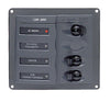 BEP 900-ACM2W AC Circuit Breaker Panel without Meters, RV 2W 240V 50Hz, Black