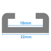 Allen 22mm Mast Track
