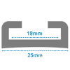 Allen 25mm Mast Track