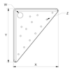 Allen 126 x 150mm Mainsail Headboard