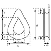 Allen 2mm to 18mm Nylon Thimbles