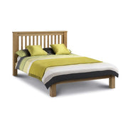 Amsterdam Oak Bed 135cm Double with Low Foot End
