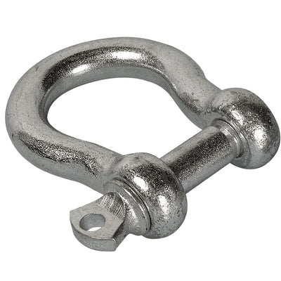 Bow Shackle HD Galvanised  8mm L32mm with 16-22mm gap 8mm pin