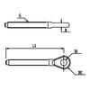 Blue Wave Metric Stainless Steel Threaded Eye