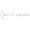 Blue Wave WDS LH Threaded Wall Toggle