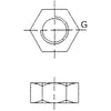 Blue Wave UNF Thin Wall Rigging Screw Lock Nut
