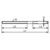 Blue Wave WDS Tamper Proof Stud Terminal
