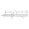Blue Wave Hand Crimp Swage Stud