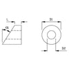 Blue Wave WDS Angle Hinge