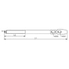 Blue Wave Stainless Steel Swagless Cone Long Thread