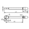 Blue Wave Stainless Steel Swageless Cone Long Eye