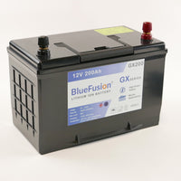 BlueFusion GX200 Lithium Ion Battery 200AH (12V, 2520Wh, Max 60A Load), with Charger