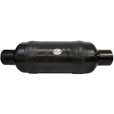 Centek Vernatone Round GRP Exhaust Muffler (203mm Hose / 1006mm Long)  C-1000120