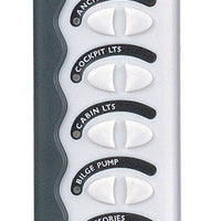 BEP CG2-6W-W Contour Generation II Spray proof Switch Panel 6W No Fuse White MC10