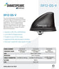 Shakespeare Dorsal Low Profile VHF Antenna 10mile Range, 8m Cable Plug, Black