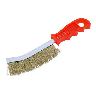 Brass Wire Brush with Plastic Handle - CT0621