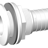 TruDesign Domed Skin Fittings with Hose Tail