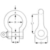 Proboat Standard Stainless Steel Bow Shackles