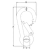 Proboat Standard Stainless Steel Carabiners with Eye