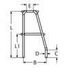 Proboat Standard Stainless Steel Stanchion Gates