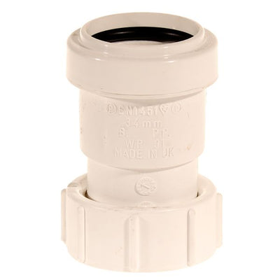 Polypipe Push-Fit Waste 32mm Threaded Coupling