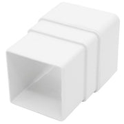 Polypipe Square Line Downpipe Connector White 65mm