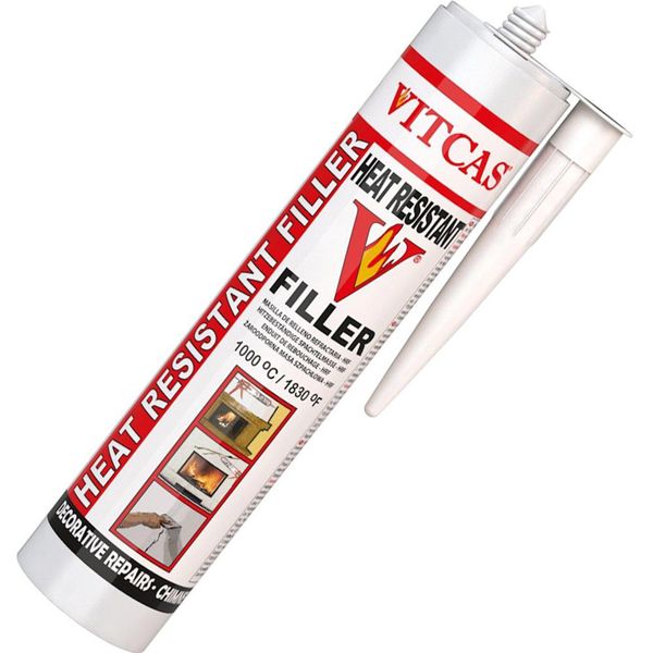 Vitcas Heat Resistant Filler in White (1000°C / 310ml) VITCASHRF310M