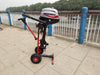 Folding Outboard Engine Trolley up to 15HP Stand Adjustable Height Light - ChasNewensMarine