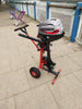 Folding Outboard Engine Trolley up to 15HP Stand Adjustable Height Light