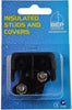 BEP IS-6MM-2/DSP Insulated Distribution Stud, Dual 1/4" - (Black)