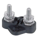 BEP IS-6MM-2 Insulated Distribution Stud, Dual 1/4" (Black)