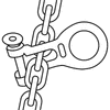 Kong Stainless Steel Chain Grip Shackle Locking Pin