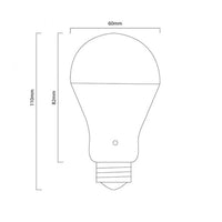9W LED GLS Night Sensor Dusk To Dawn Light Bulb