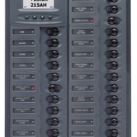 BEP M28-DCSM Millennium Series DC Circuit Breaker Panel with Digital Meters, 28SP DC12V
