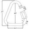 Maillon Rapide Load Stamped Stainless Steel Delta Quick Link